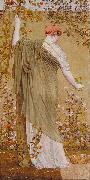 Albert Joseph Moore Prints A Garden oil painting artist